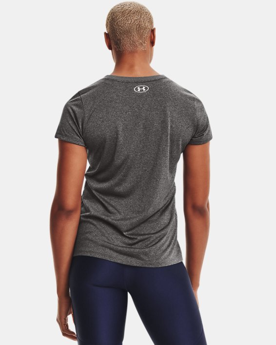 Damen UA Tech™ T-Shirt, Gray, pdpMainDesktop image number 1